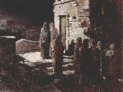 unknow artist, Christus betritt mit seinen Jungern den Garten Gethsemane